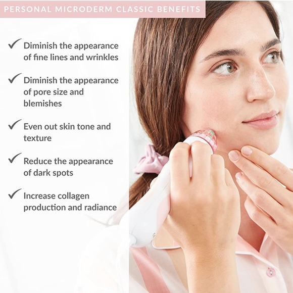 New PMD Personal Microderm Classic - At-Home Microdermabrasion Device (Pink) - Picture 3 of 9